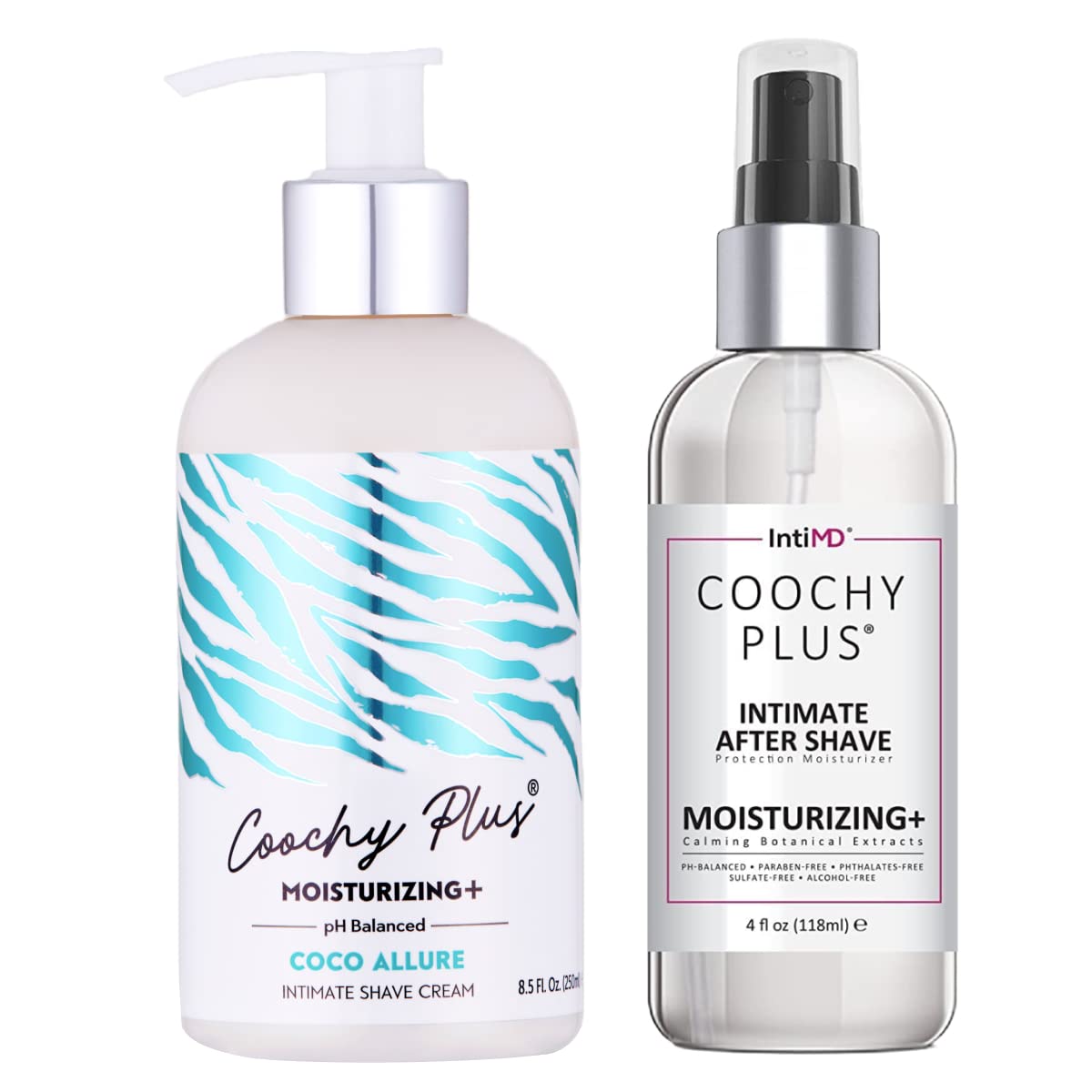 Coochy Plus Coco Allure Intimate Shaving Cream + After Shave Kit for Women