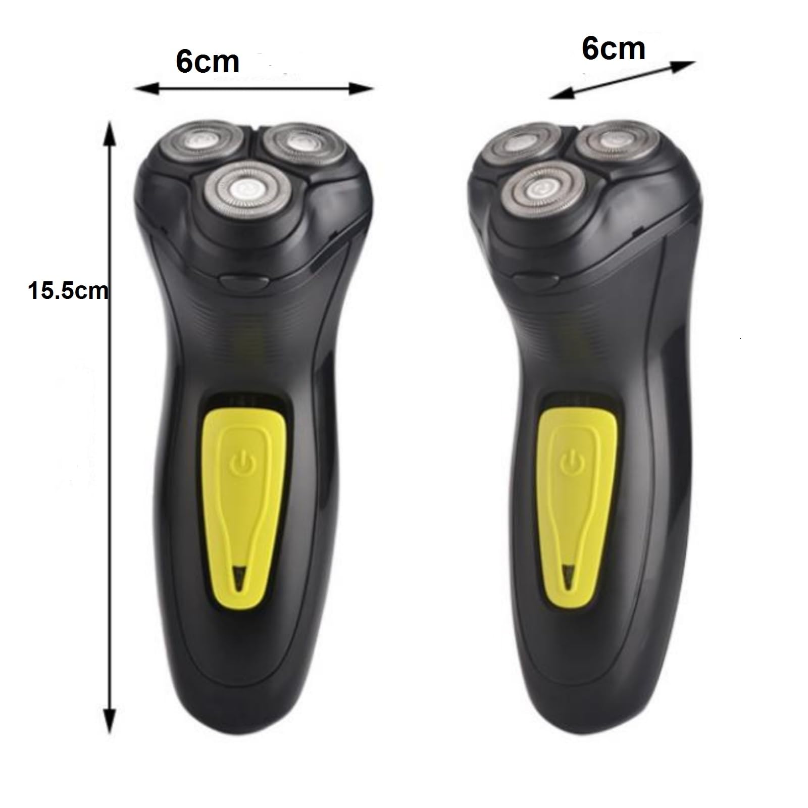 VSTSERIES Professional Corded Electric Shaver,Self Bald Head Razor,3D Rotary Shaver for Man,Close Shave Face & Head,Pop-up Trimmer for Bold Hair Stubble Beard,12v Powerful Motor,Corded Power Supply