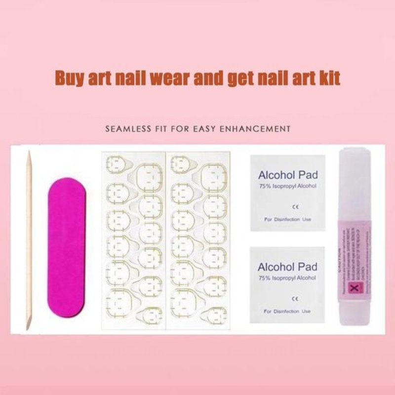 Sonloka 10-Piece Press On Nails Set - Convenient, Versatile, Reusable - Includes Press On Nails, Glue On Nails, Impress Nails - Pastel & Variety of Styles, Pink camellias