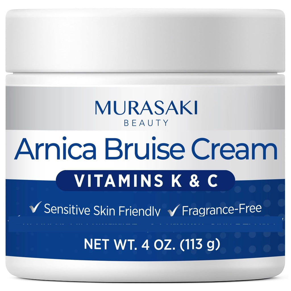 MURASAKI BEAUTY Arnica Bruise Cream for Thin & Sensitive Skin - Enriched with Arnica Montana & Vitamins K, C & E - Bruise Skin Daily Care for Teens, Adults & Seniors