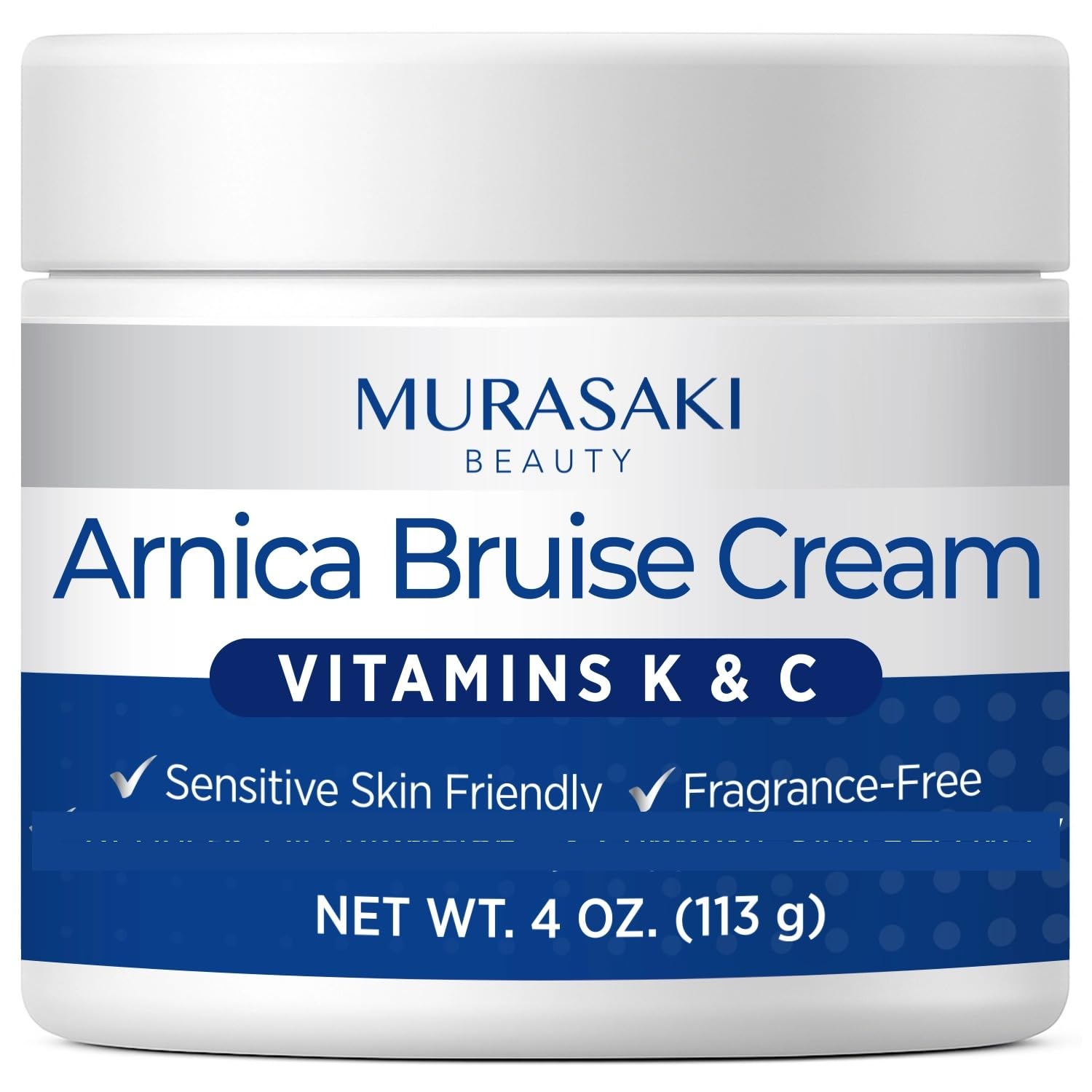 MURASAKI BEAUTY Arnica Bruise Cream for Thin & Sensitive Skin - Enriched with Arnica Montana & Vitamins K, C & E - Bruise Skin Daily Care for Teens, Adults & Seniors