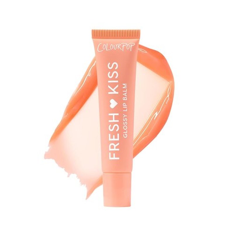 ColourPop Fresh Kiss Glossy Lip Balm - Hydrating Formula with Peptides & Vitamin E - Mango Sorbet (0.49 oz)