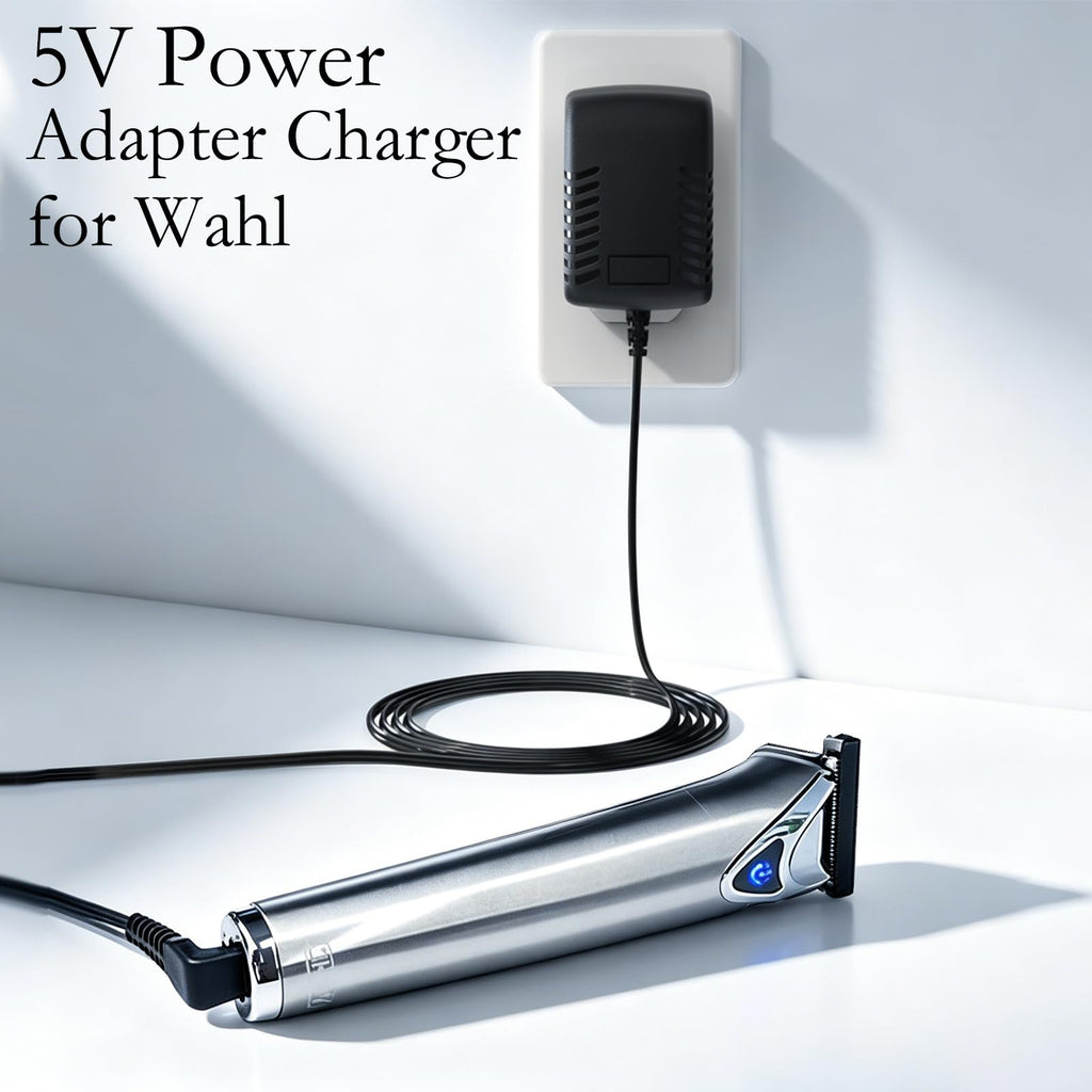 Charger Cord for Wahl Trimmer Models SS2L, WSS3L, for Wahl 9864SS, SS2L, WSS3L, 9818A, 5616L, 5701, 9818-5001, 9864, 9870, 9884L2, 9896, 9899 Lithium Ion Beard Trimmer Power Adapter Cord