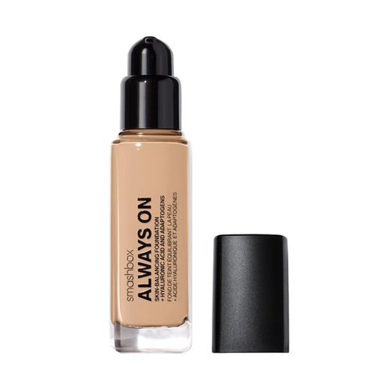 Smashbox Always On Skin-Balancing Foundation | Medium-To-Full Coverage Foundation | Hyaluronic Acid with a Natural-Looking, Second-Skin Finish, 1 Fl Oz, L20N