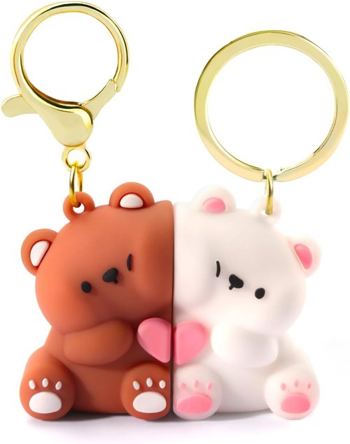 Chunlong Four Cute Keychain Gift for Boyfriend or Girlfriend | Perfect for Valentine's Day & Birthdays