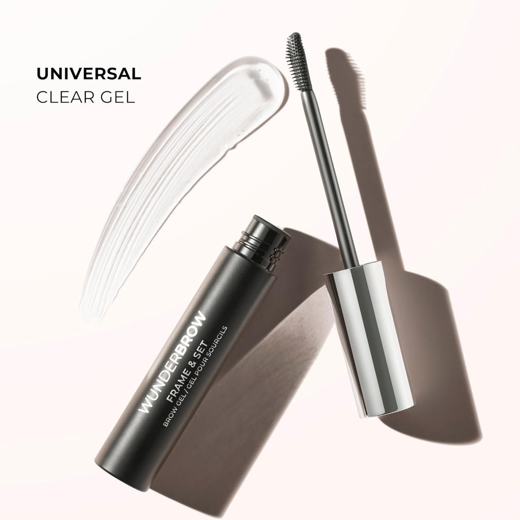 Wunderbrow Clear Eyebrow Gel - Long-Lasting Flexible Hold, Flake-Free & Zero Residue