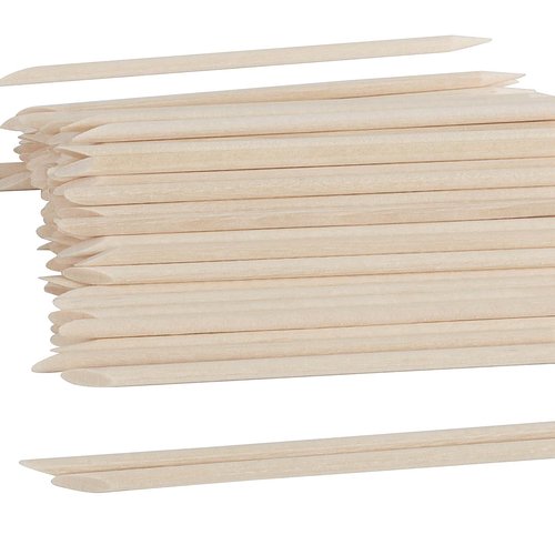 FUNSUEI 2000 PCS 4.5 Inches Orange Sticks for Nails, Double Sided Orange Wood Nail Sticks, Orange Wood Cuticle Sticks for Cuticle Pusher Remover Manicure Pedicure