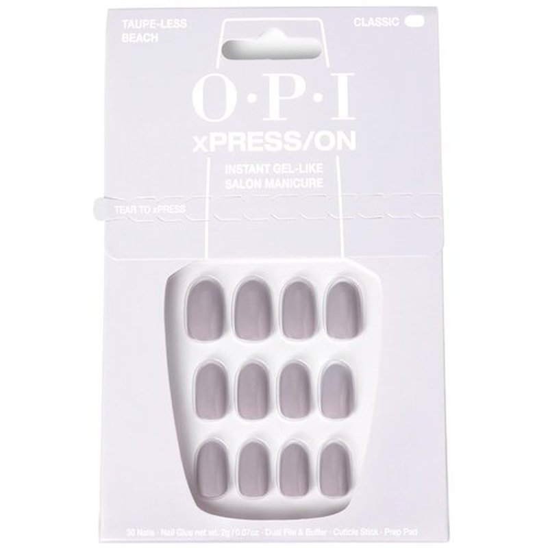 OPI Press-On Nails - Professional Nail Art Kit | Short Round, Long Almond & Coffin Shapes