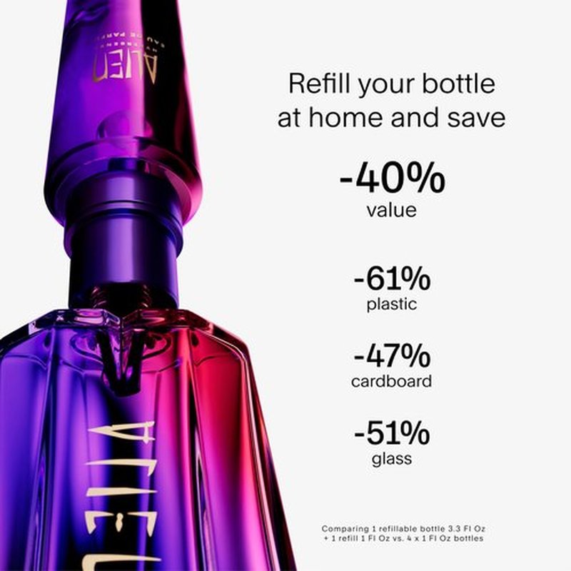 MUGLER Alien Hypersense Eau de Parfum | Women's Floral & Woody Fragrance with Green Mandarin & Jasmine - Long Lasting