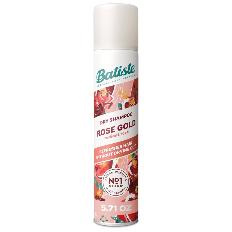 Batiste Dry Shampoo - Rose Gold | Refresh Hair, Absorb Oil & Add Texture - 5.71 oz Bottle