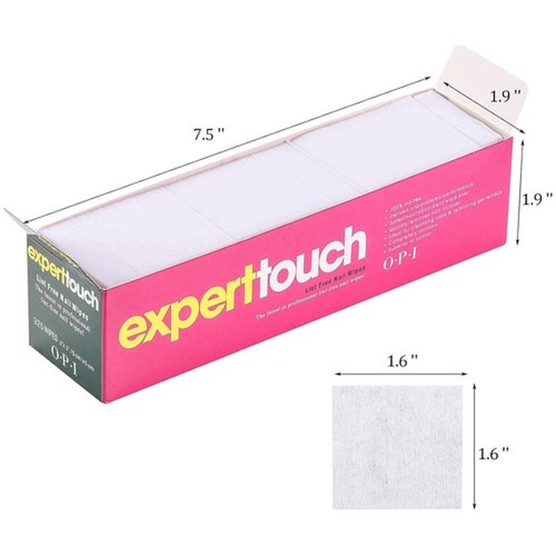 Skiennix Lint-Free Nail Wipes - Gel Polish Remover Cotton Pads | 4 Boxes (1300 Pieces)
