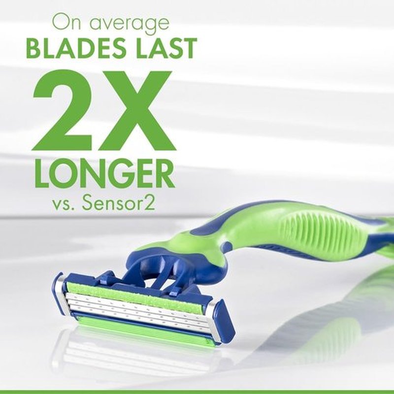 Gillette Sensor3 Sensitive Men's Disposable Razors - Comfort & Precision | Pack of 4