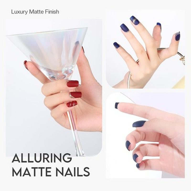 Glamonade Matte Top Coat Nail Polish - Quick Dry Clear Coat for Long-Lasting Manicure | 0.34 FL Oz