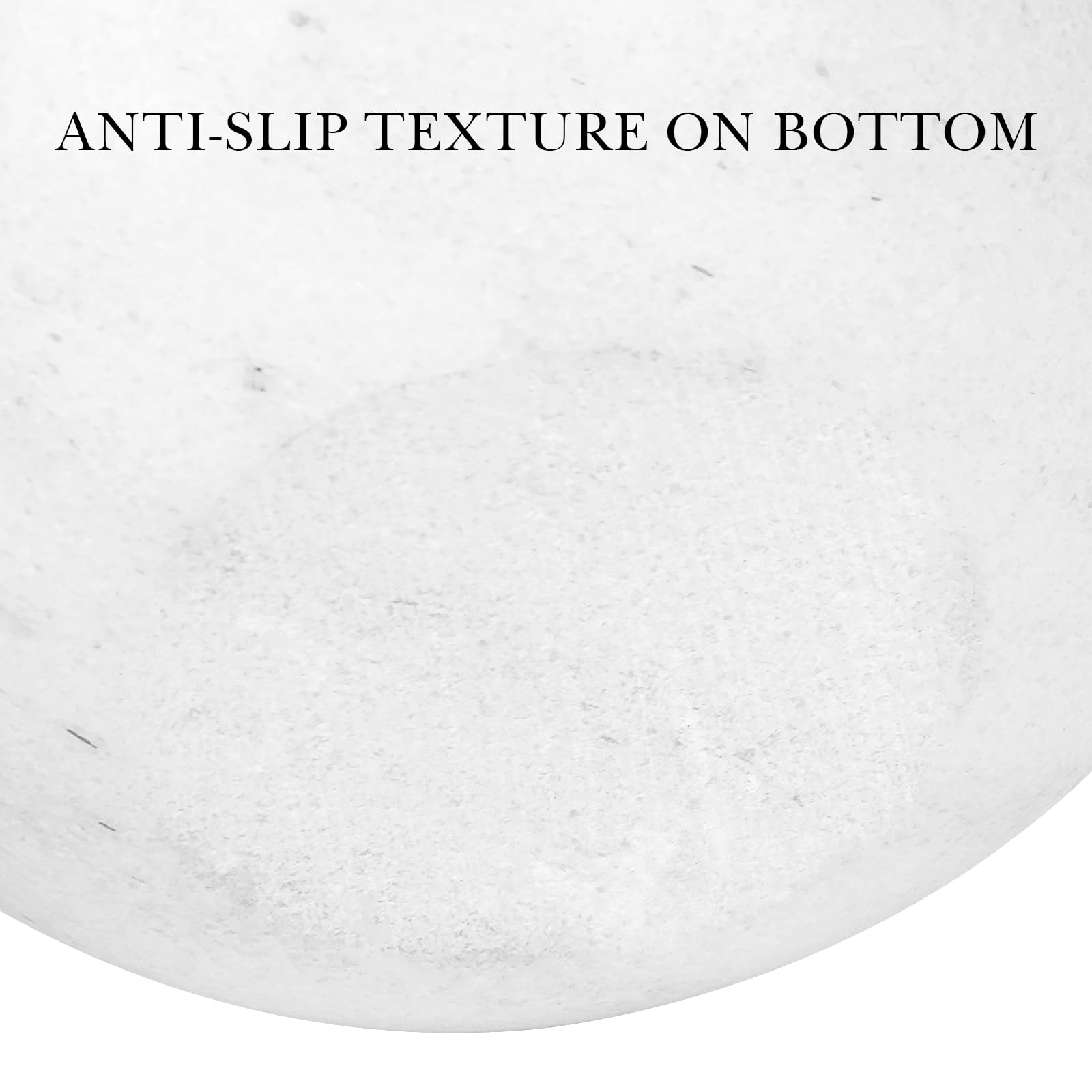 Linkidea Marble Shaving Bowl, Natural Stone Lather Cup with Textured Interior for Rich Foam, Heat Retaining Shave Mug for Wet Shaving Gift for Men (White)