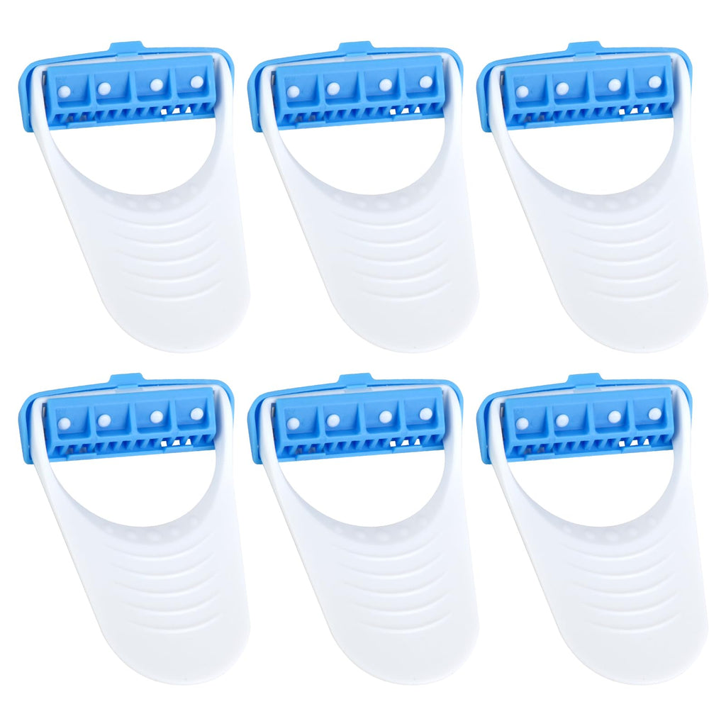 RJLCTH 6 Pcs Disposable Horse Grooming Razors, Stainless Steel Blades