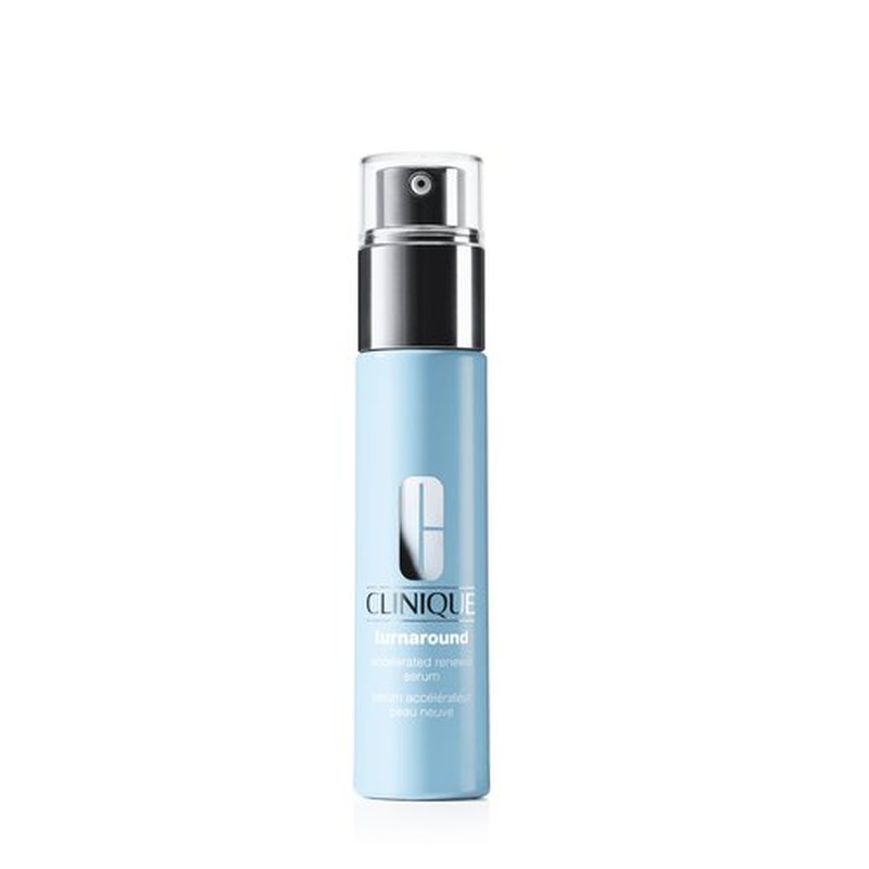 Clinique Turnaround Accelerated Renewal Face Serum | Exfoliating + Smoothing, 1 Fl Oz