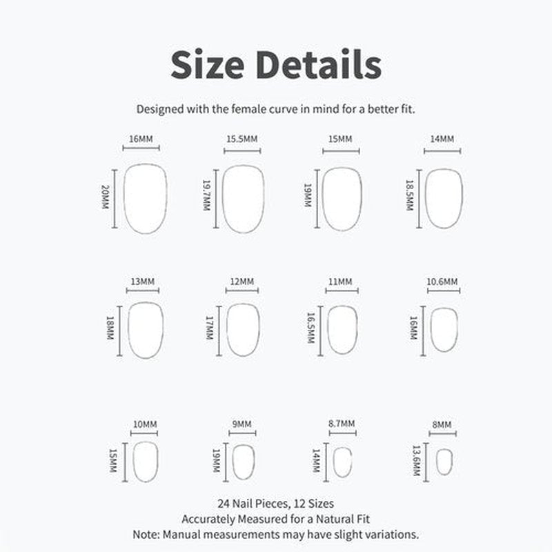 ORZOLATENT Dusty Blue Press-On Nails – 24 Short Square Nails, 12 Sizes, Glossy Solid Midnight Blue, Long-Lasting & Stylish, DIY Bride Nail Kit