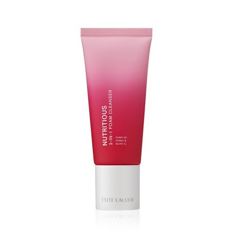 Estée Lauder Estée Lauder Nutritious 2-in-1 Foaming Face Wash Cleanser & Mask | Pore Minimizer, Travel Size, 2 Ounce