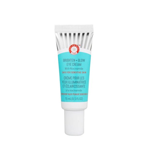 First Aid Beauty - Brighten + Glow Eye Cream with Niacinamide | Hydrates & Reduces Dark Circles, 0.5 oz