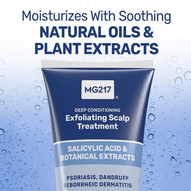 MG217 Deep Conditioning Scalp Care - Salicylic Acid Formula for Psoriasis, 6 fl oz | Sulfate-Free & Hydrating
