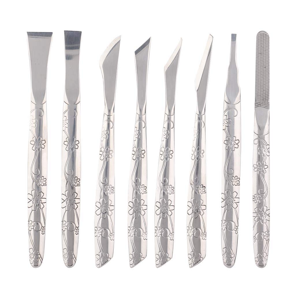 Watris Veiyi 8PCS Foot Shaver Pedicure Tool for Women Men Care Feet