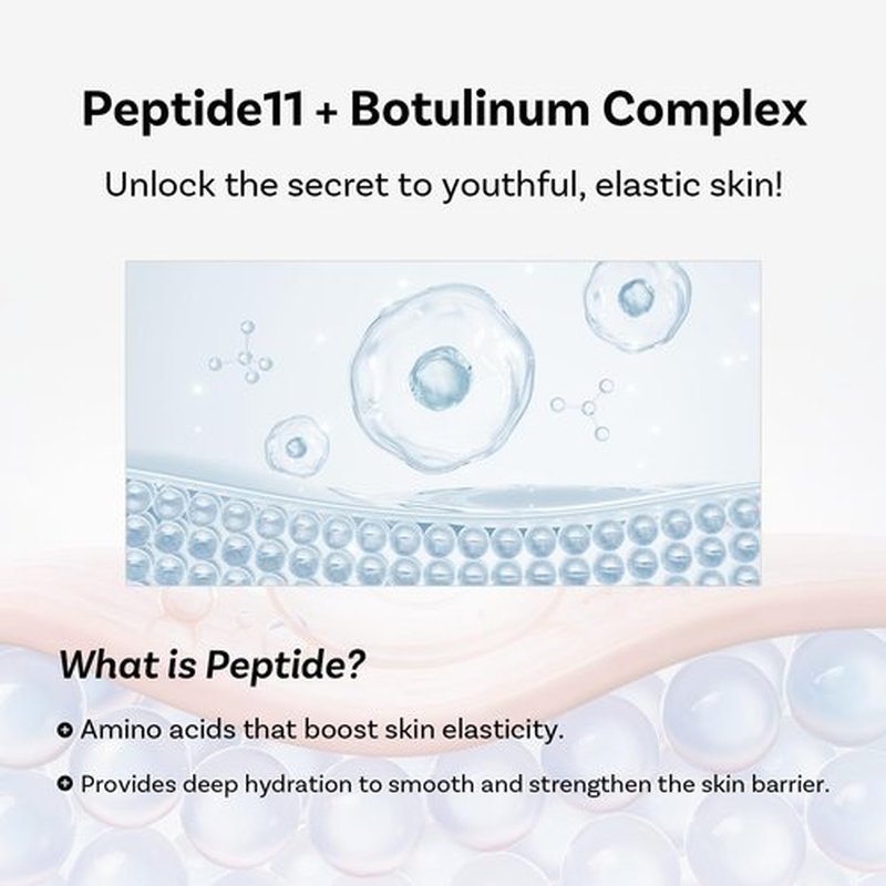APOTHE Peptide Essence Emulsion, Korean Face Serum w. 11 Botulinum Peptide & Edelweiss, Anti-Aging, Firming for Wrinkles & Elasticity with Liposome 5.07 fl oz (150ml)