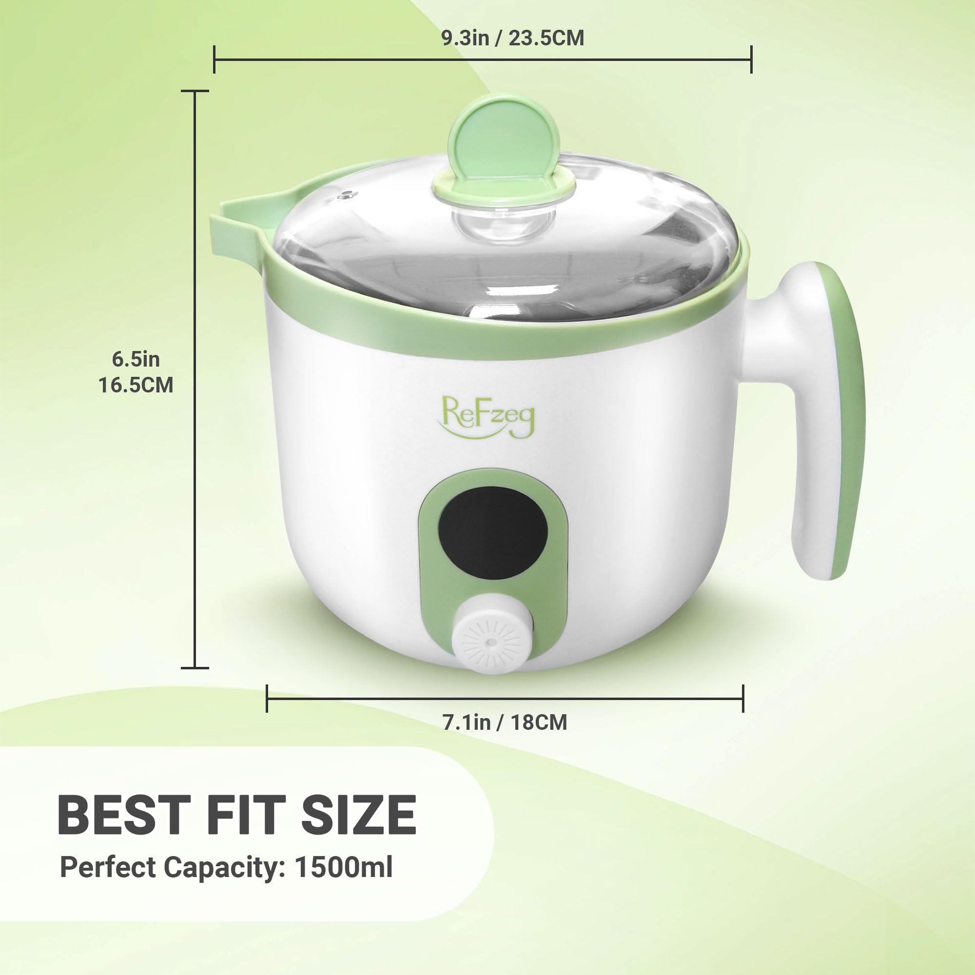 Candle Melting Pot Electric Wax Melter for Candle DIY Making with Pouring Spout, Non-Stick Candle Making Pouring Pot Soap Making Melting Pot with Digital Display, Constant Temperature Function(White)