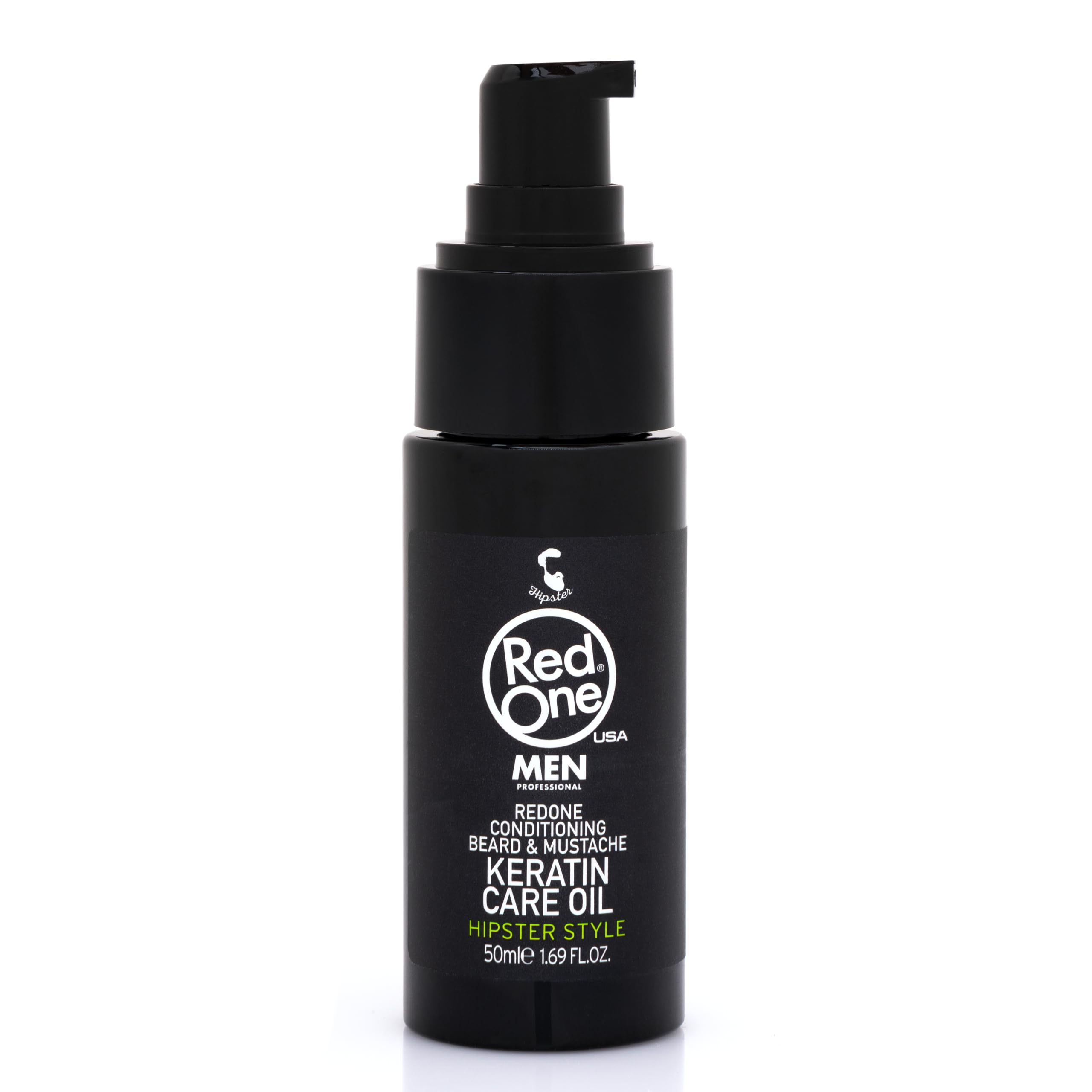 Redone Beard Care Oil with Keratin 50ml | Beard Conditioner for Men | Strengthens, Softens & Promotes Healthy Beard Growth | Non-Greasy Natural Formula | Smooth Finish & Shine Enhancer