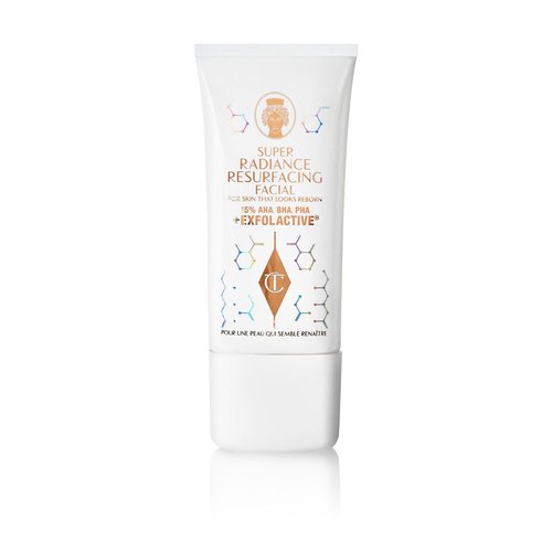 Charlotte Tilbury Super Radiance Face Exfoliator - Gentle Exfoliating Mask with Salicylic & Glycolic Acid | Refines Pores & Boosts Glow