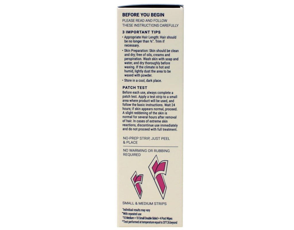 Nair Wax Ready Strips For Size 40ct Nair Wax Ready Strips For Face 40ct