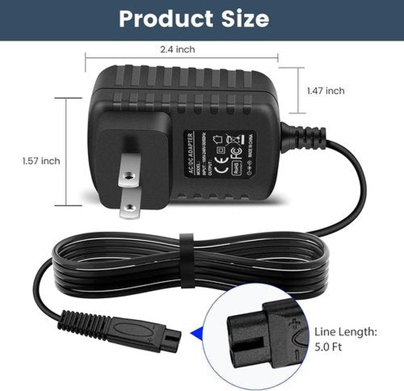 Andis ProFoil Lithium Shaver Charger - Quick Recharge for Models 17150, 17155, 17165, 17170, 17195, 17200, 17205, 17220