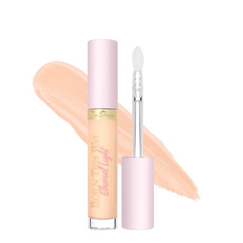 Too Faced Born This Way Concealer - Ethereal Light, Non-Creasing & Waterproof, 0.16 Fl Oz | Brightens Dark Circles with Hyaluronic Acid