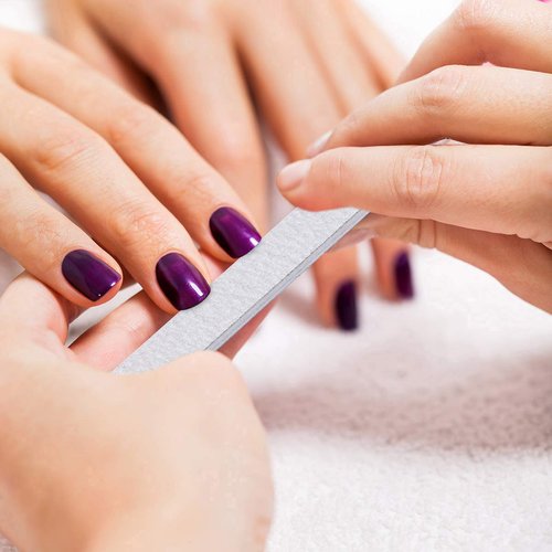 500PCS No Trace Coffin Long Ballerina Acrylic False Nails, Clear Full Cover Long Coffin Nails with Nail Cutter, Glue, Files, Buffers and Brush