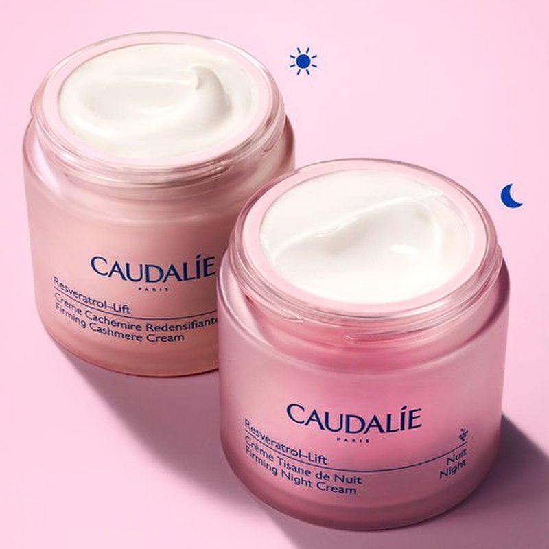 Caudalie Resveratrol-Lift Firming Night Cream & Refill - 50 mL Moisturizer & 50 mL Pod