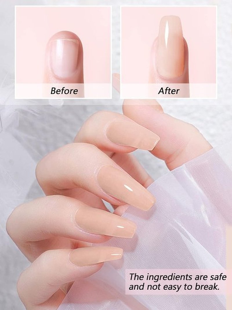 EBANKU Nude Acrylic Powder - 120g Professional Nail Powder for Extensions & Carving | Long-Lasting, No Lamp Needed