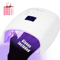 66W UV LED Nail Lamp, Professional Rechargeable Cordless UV Light for Gel Nails,5 Timer Settings Gel Nail Light, Nail Dryer Nail Art Manicure Tools for Home and Salon