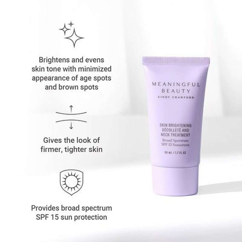 Meaningful Beauty - Skin Brightening Neck and Decollete Treatment | Anti-Aging Formula