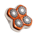 Skull shaver Rugged 4 Head Replacement Blade; Gives Stubble Look; Compatible with SS shavers