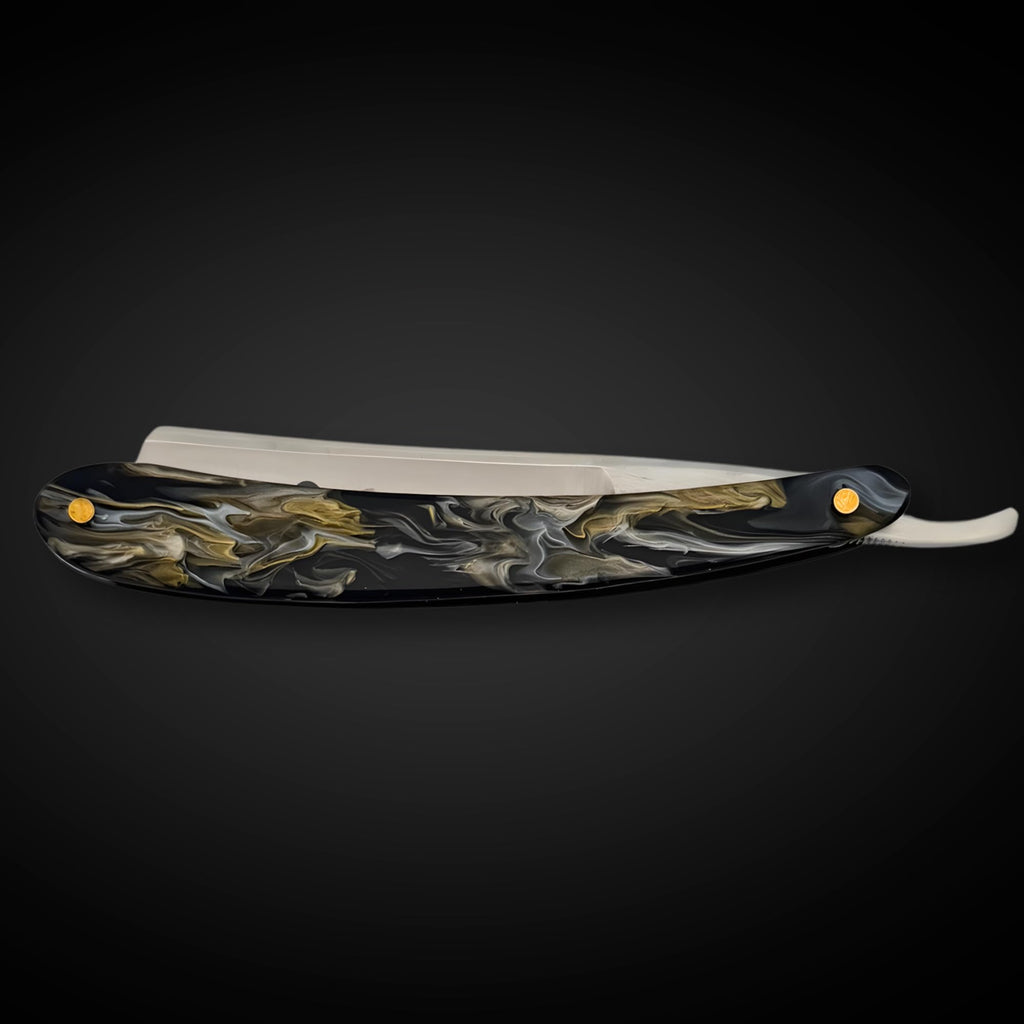 Shaving Straight Edge Razor from Saki Shears (Brown)