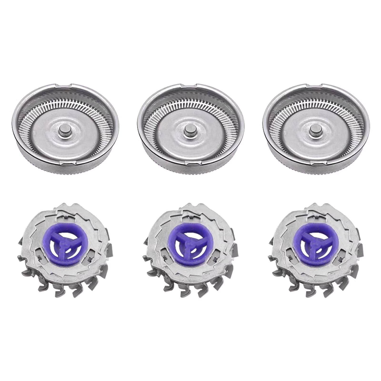 GSParts 3 x Shaver Heads Blade Cutter for Philips Norelco 3601X 3405LC 5625X 5812XL HQ40