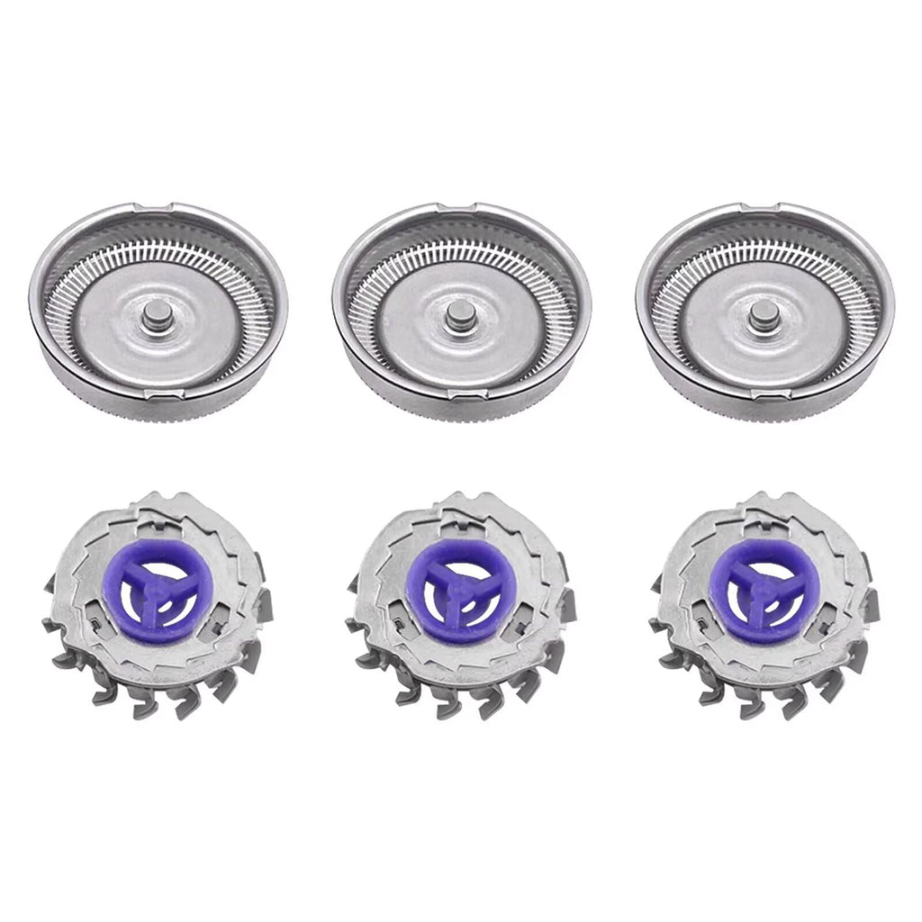 3 Pcs Replacement Shaver Head Shaver Blade for Philips Norelco 6948XL, 6947XL, 6945XL, 6940LC, 6900LC, 6863 PcsL, 6856XL, 6854XL