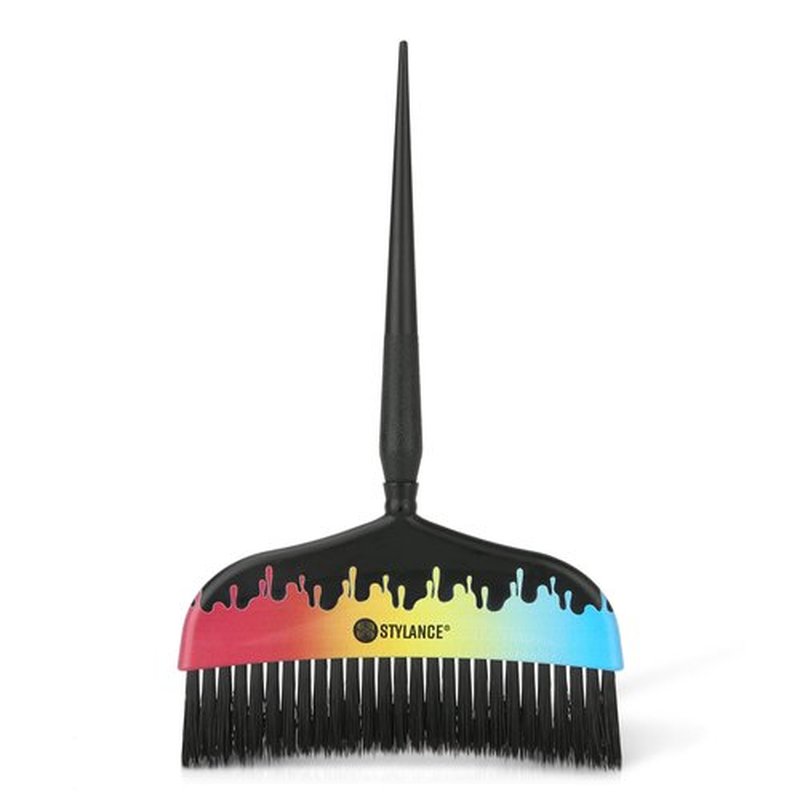 STYLANCE Hair Color Brush Tool kit - for Hair Styling Salon Home DIY Barber - 3PCS (Yellow)