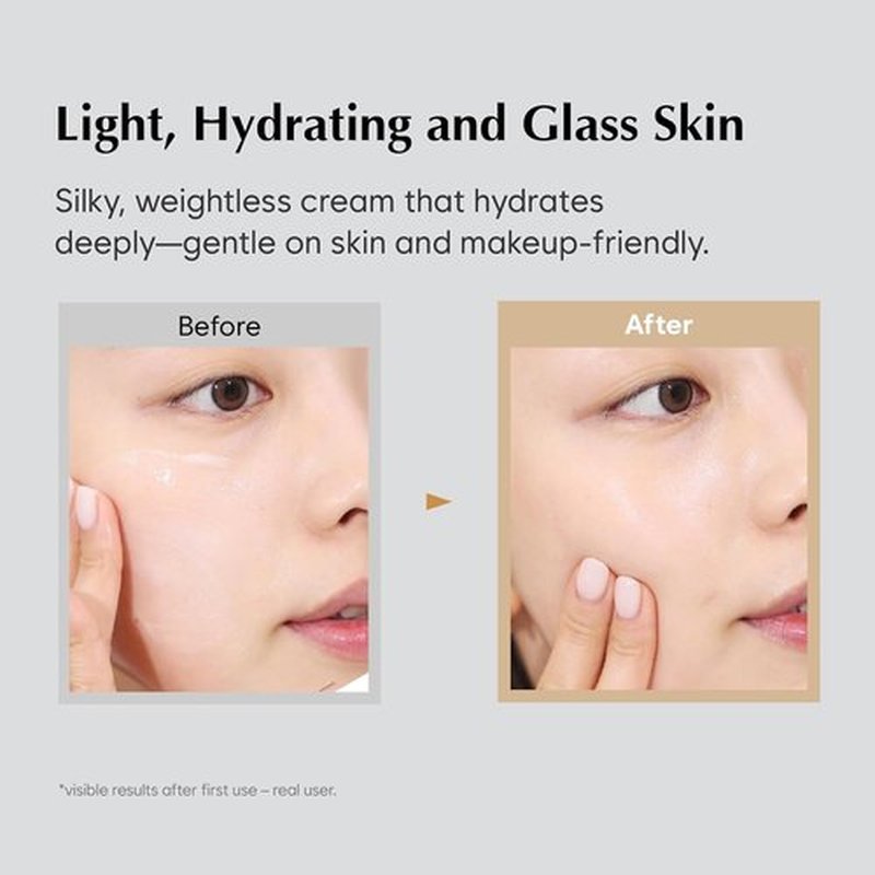 MIDHA Rice Cream - Deep Hydration & Glow-Enhancing Moisturizer | 1.69fl.oz/50ml for Radiant Skin