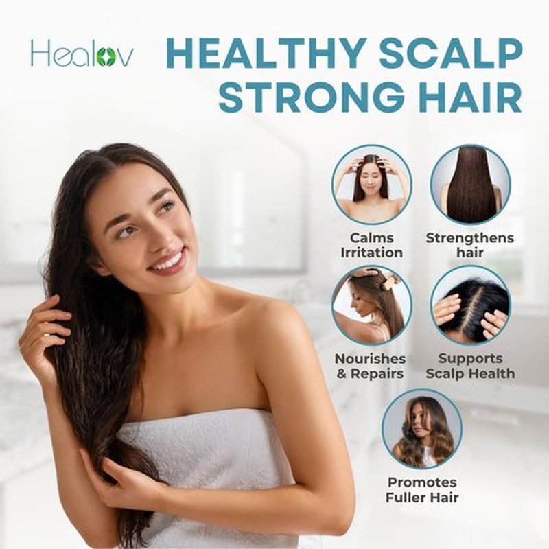 Eczema Shampoo – All-Natural Dermatitis & Psoriasis Treatment for Dry, Itchy, Flaky Skin – Daily Dandruff & Scalp Treatment – Itchy Scalp Relief for Men, Women & Kids – Eczema Soap Shampoo 16.9 oz