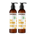 Everyone 2-in-1 Lotion for Hands/Body, 8 ounce (Pack of 2) Coconut and Lemon made with Essential Oils for Men and Women