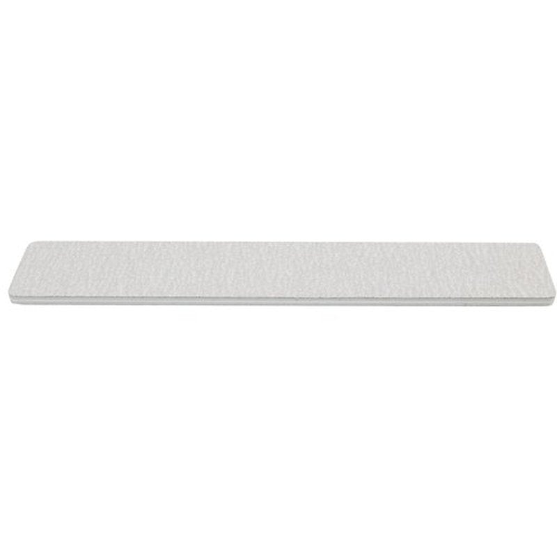 ForPro Professional Collection Rectangular Foam Boards, Zebra, 100/180 Grit, Double-Sided Manicure and Pedicure Nail Files, 7” L x 1.1” W, 12-Count