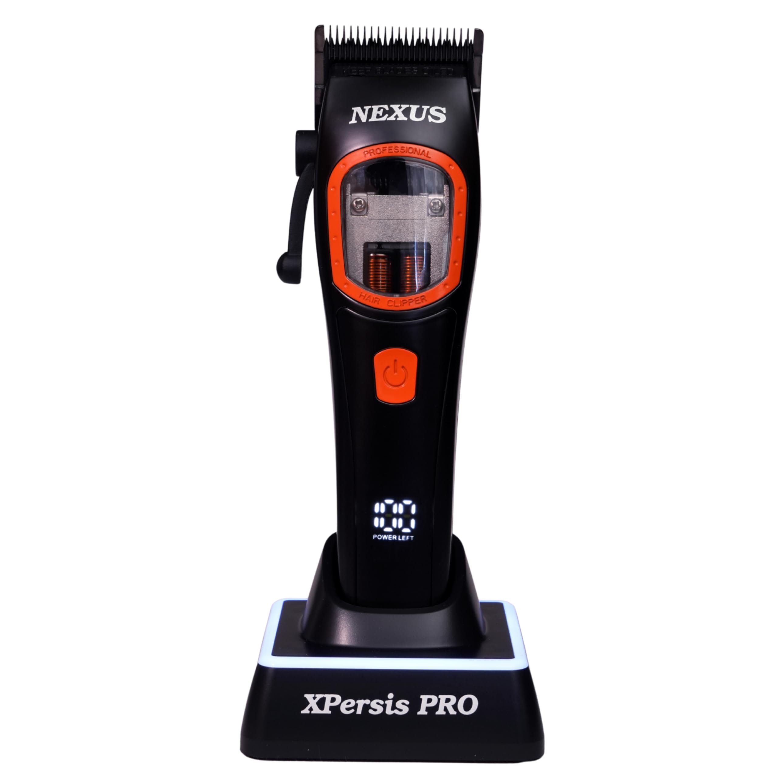 XPERSIS PRO Nexus Professional Barber Hair Clippers for Men Vector Motor Dual Coil 9000 RPM Low Vibration
