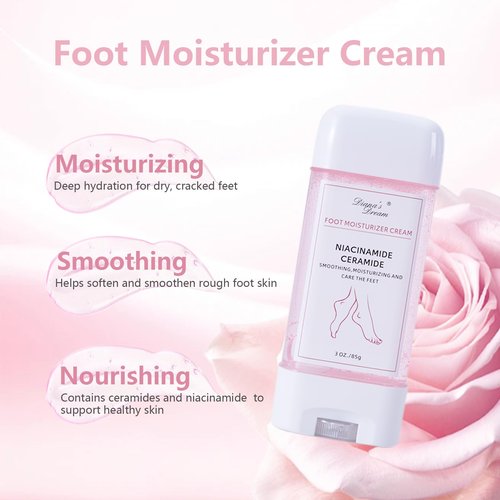 DIANA'S DREAM Foot Cream Foot Moisturizer, Dry|Cracked Foot Repair Ultra-Hydrating Foot Cream Moisturizer, Foot Repair Skin Healing Ointment for Cracked Heels and Dry Feet, 3 Oz