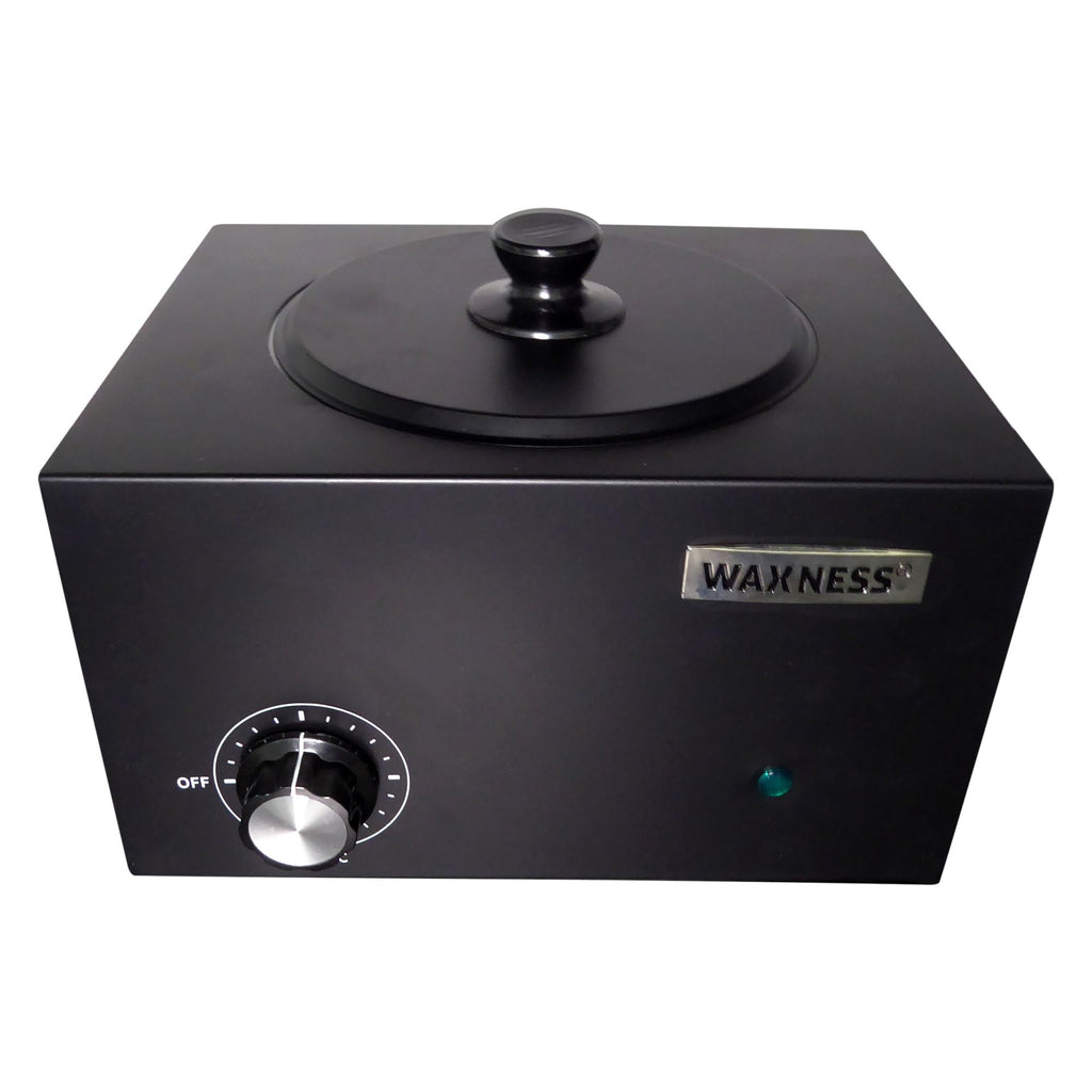 Waxness WN-6003 Elite-Series Large Professional Wax Heater Matte Black, 5.5 lb Capacity, Electronic Temperature Control, 300W, for Professional Use
