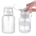 Biutee Clear Bottle 2 PCS Dispenser Bottle for Nail Polish and Makeup Remover 200ml (2 PCS)